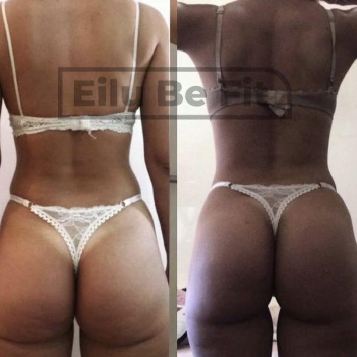 Personas con sus cambios físicos. Imagen del antes y después.